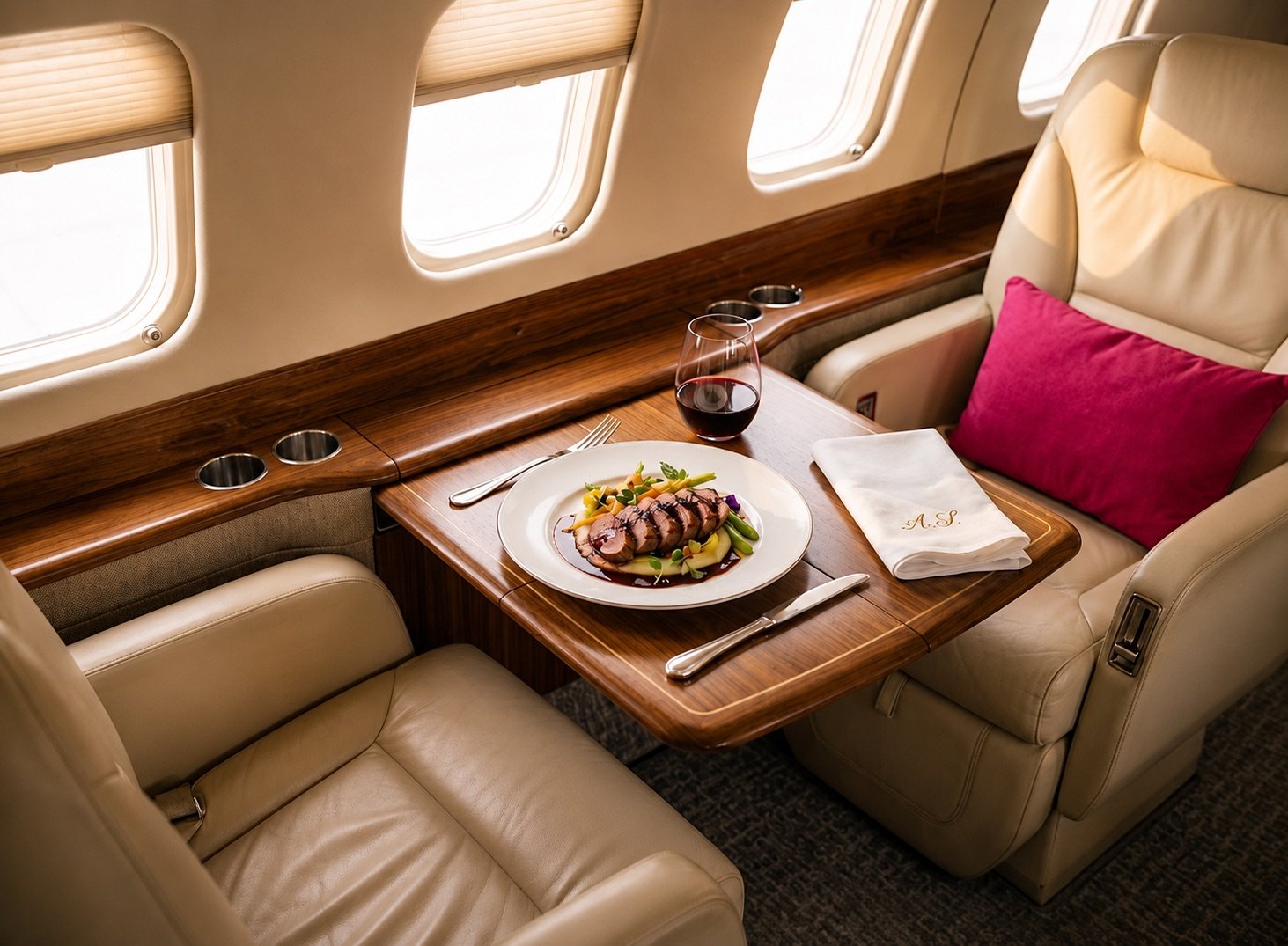 Cessna Citation CJ II cabin — ours, not brokered